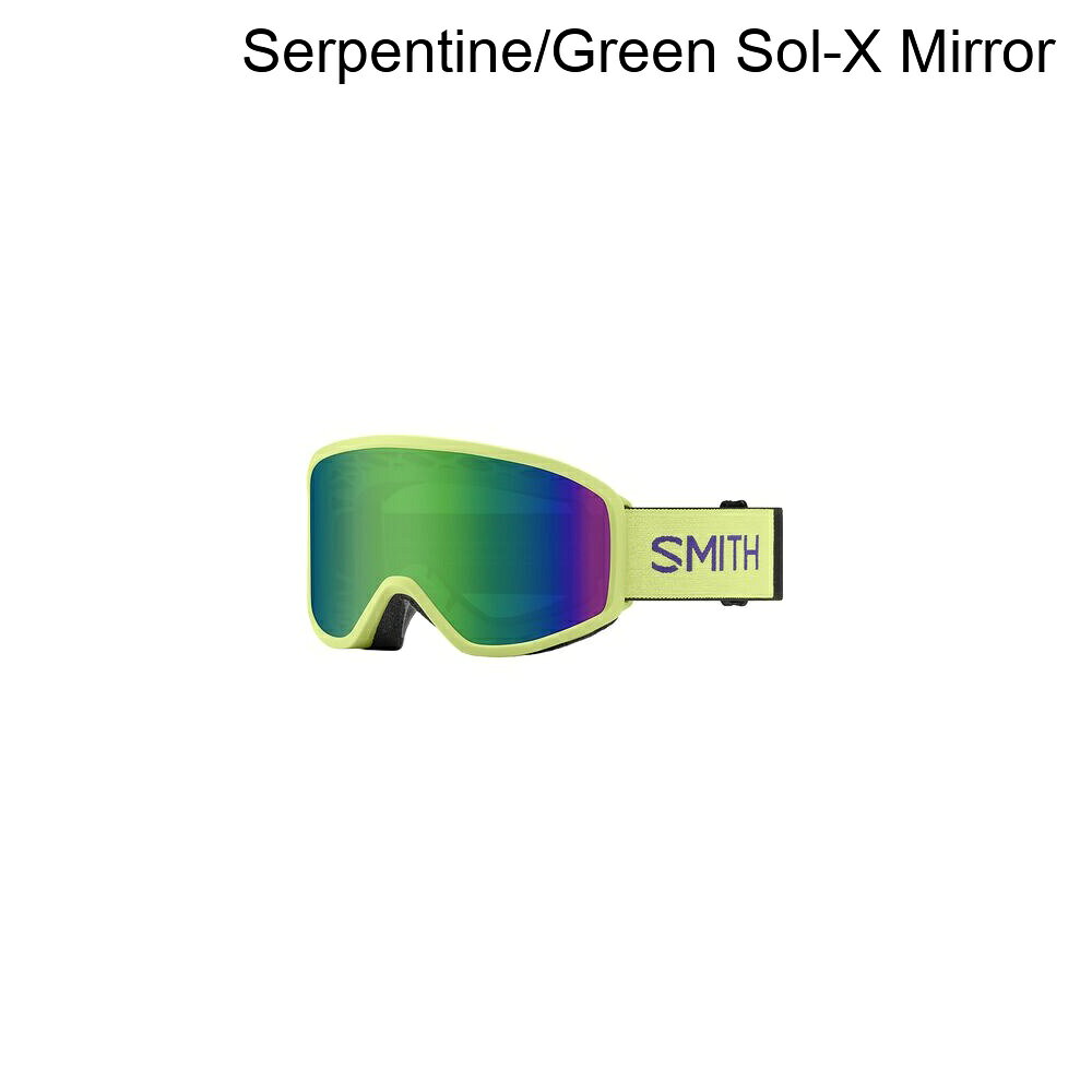(取寄) スミス リーズン OTG ゴーグルズ Smith Reason OTG Goggles Serpentine/Green Sol-X Mirror