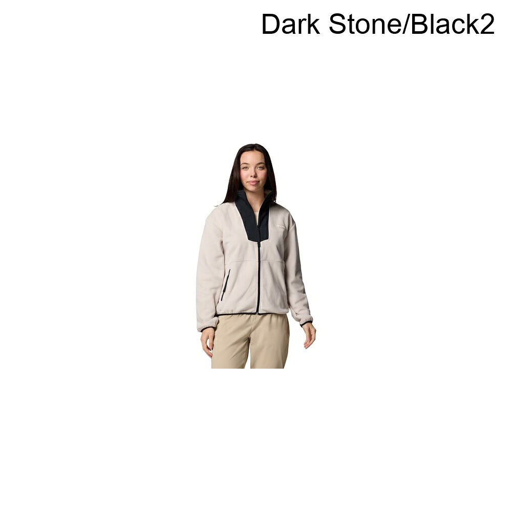 (取寄) コロンビア レディース セコイア グローブ フル-ジップ フリース ジャケット - ウィメンズ Columbia women Sequoia Grove Full-Zip Fleece Jacket - Women's Dark Stone/Black2