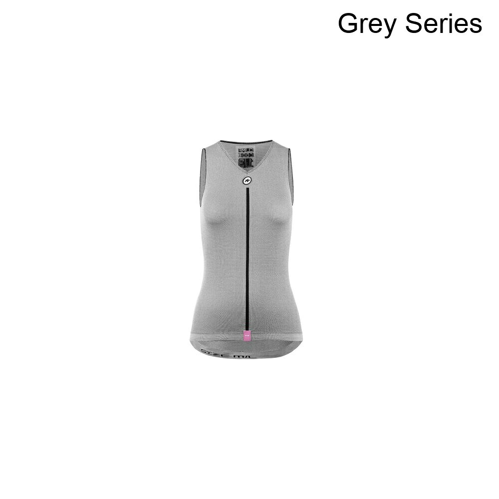 (取寄) アソス レディース サマー スリーブレス スキン レイヤー P1 - ウィメンズ Assos women Summer Sleeveless Skin Layer P1 - Women's Grey Series