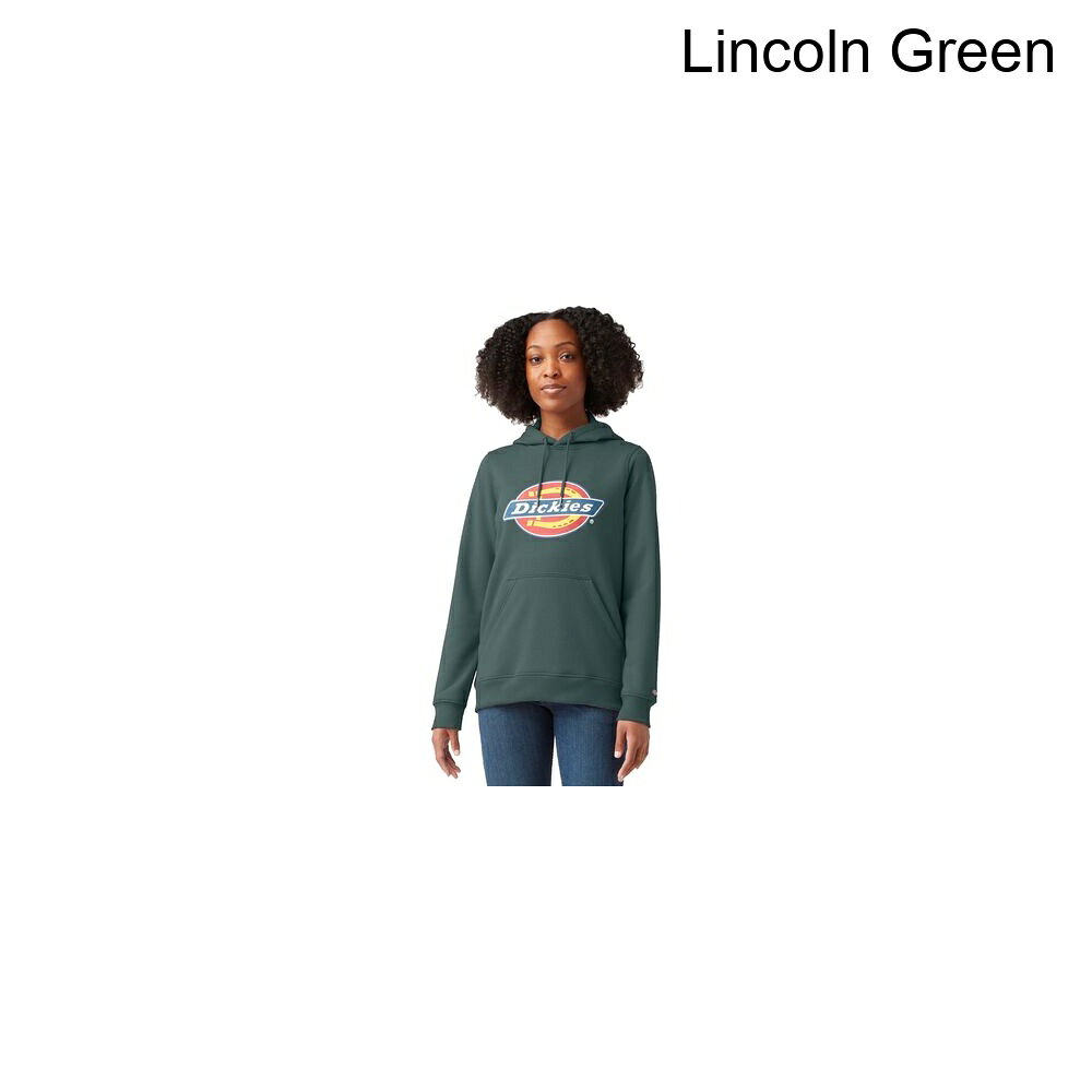 (取寄) ディッキーズ レディース ヘビーウェイト ロゴ フリース プルオーバー - ウィメンズ Dickies women Heavyweight Logo Fleece Pullover - Women's Lincoln Green