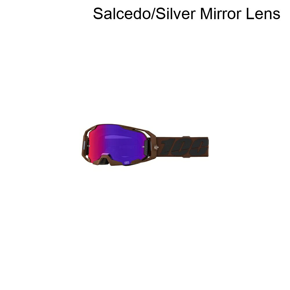 (取寄) 100% ゴーグル 100% Armatic Goggle Salcedo/Silver Mirror Lens