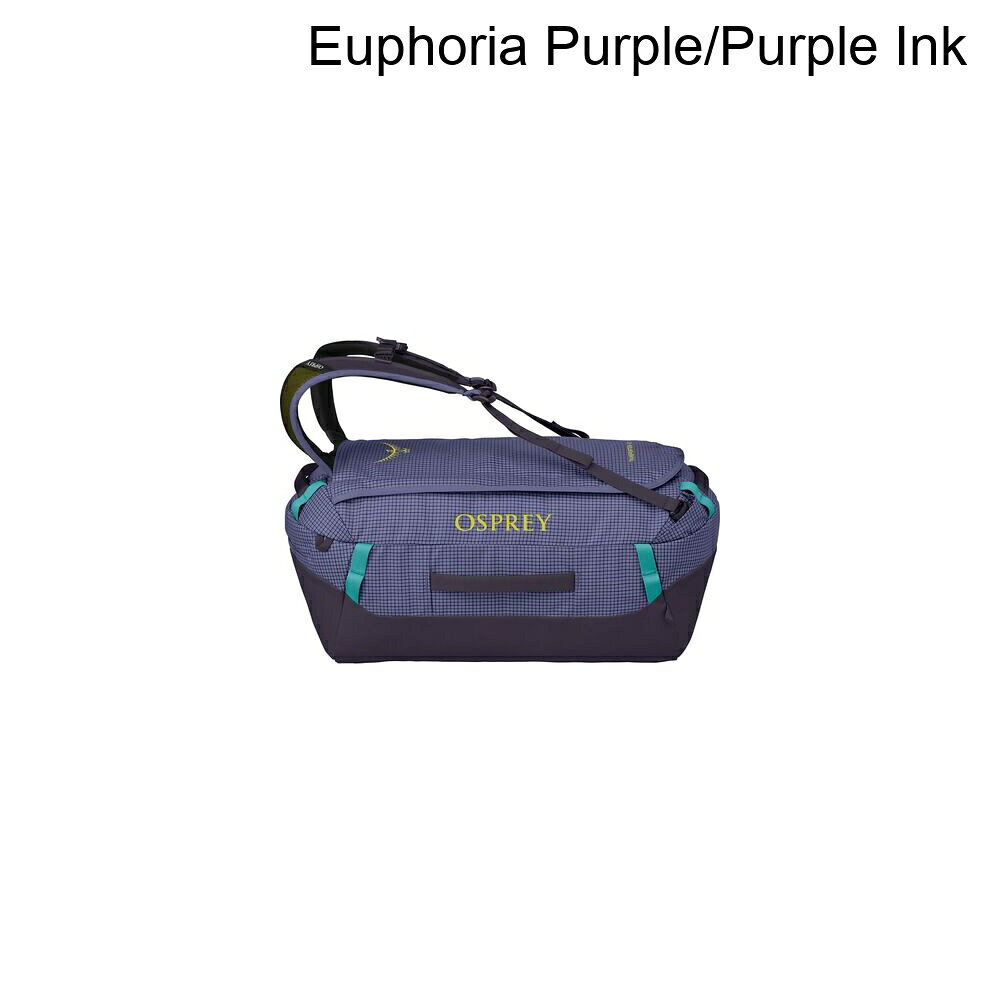 (取寄) オスプレーパック トランスポーター 40L ダッフル Osprey Packs Transporter 40L Duffel Euphoria Purple/Purple Ink
