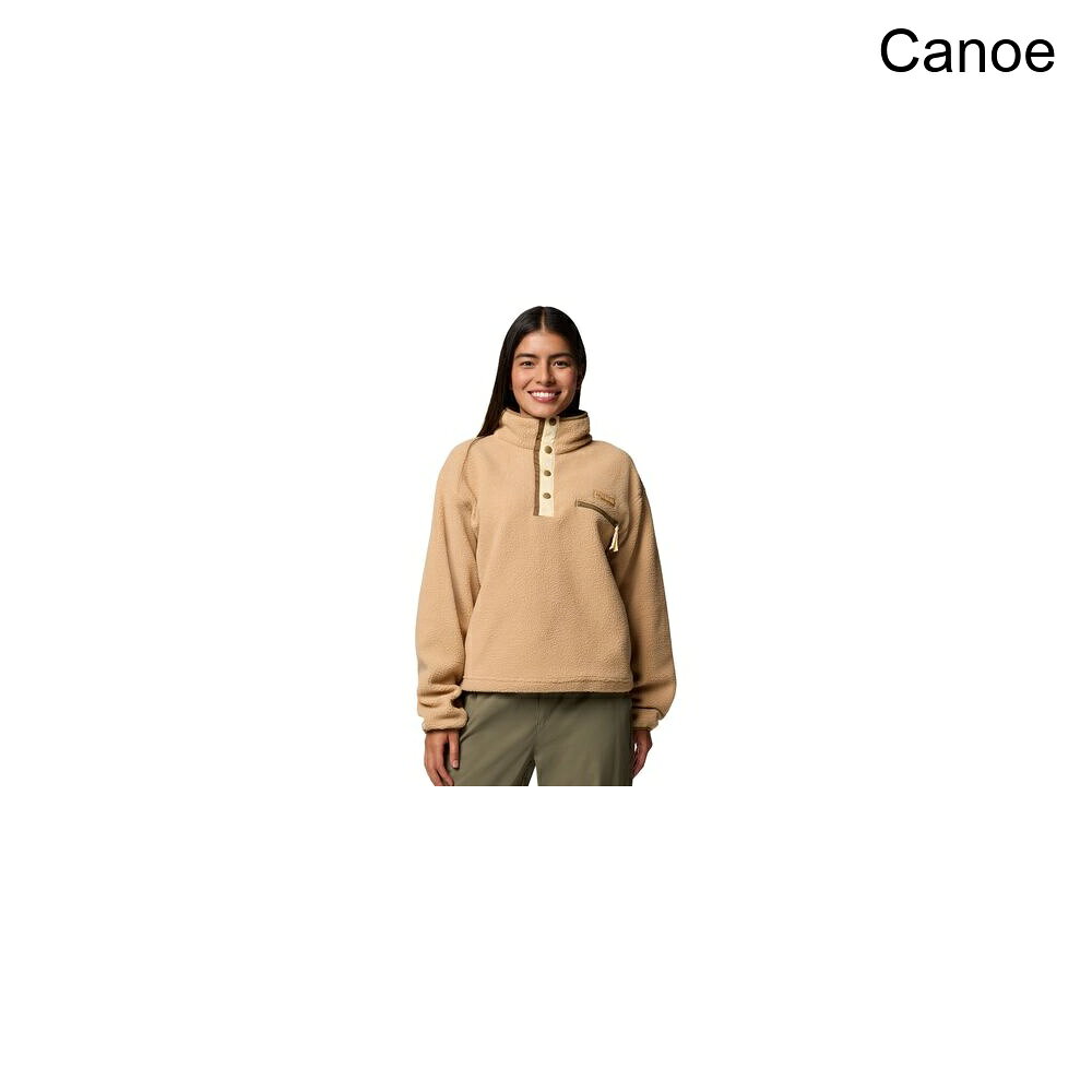 (取寄) コロンビア レディース ヘルベティア リ クロップド 1/2-スナップ フリース プルオーバー - ウィメンズ Columbia women Helvetia II Cropped 1/2-Snap Fleece Pullover - Women's Canoe