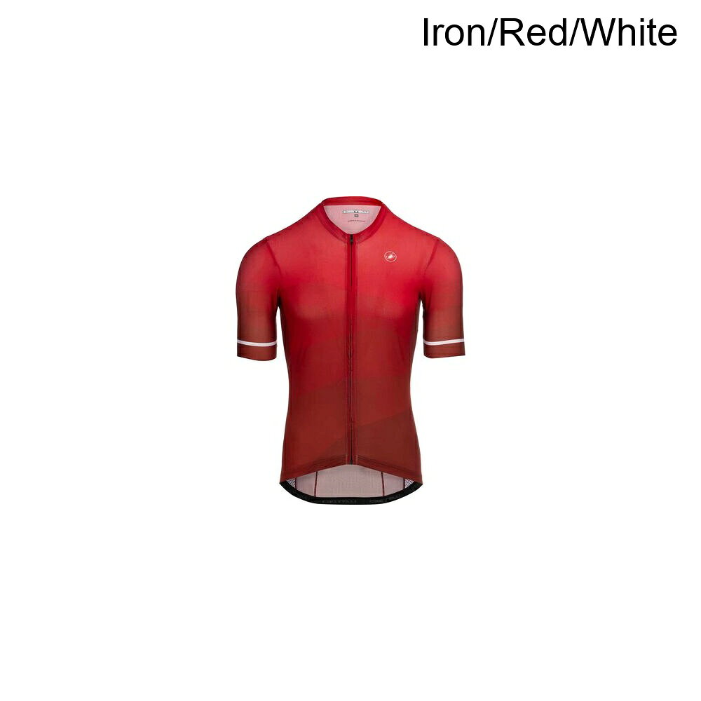 (取寄) カステリ メンズ オリゾンテ リミテッド エディション ジャージ - メンズ Castelli men Orizzonte Limited Edition Jersey - Men's Iron/Red/White