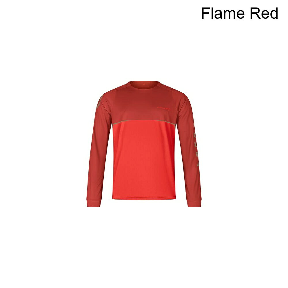 (取寄) エンデューラ メンズ コア プリンテッド ロング-スローブ T-シャツ - メンズ Endura men CORE Printed Long-Sleeve T-Shirt - Men's Flame Red