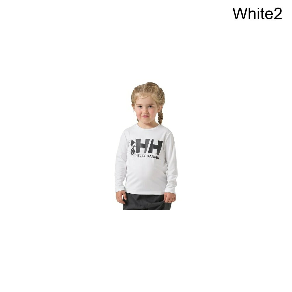 (取寄) ヘリーハンセン トドラー HH テック グラフィック ロング-スローブ トップ - トッドラー Helly Hansen toddler HH Tech Graphic Long-Sleeve Top - Toddlers' White2