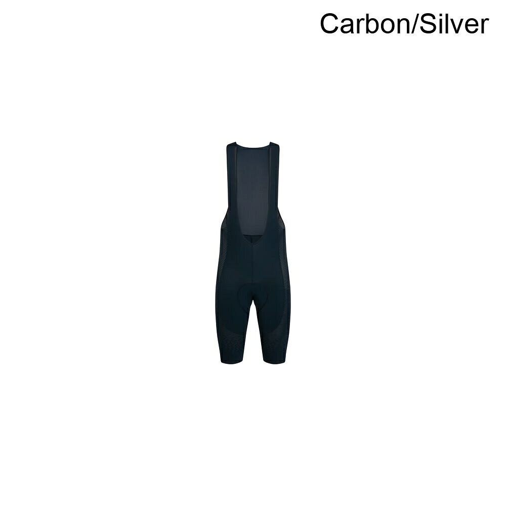 (取寄) ラファ メンズ プロ チーム パワーウィーブ ビブ ショート - メンズ Rapha men Pro Team Powerweave Bib Short - Men's Carbon/Silver