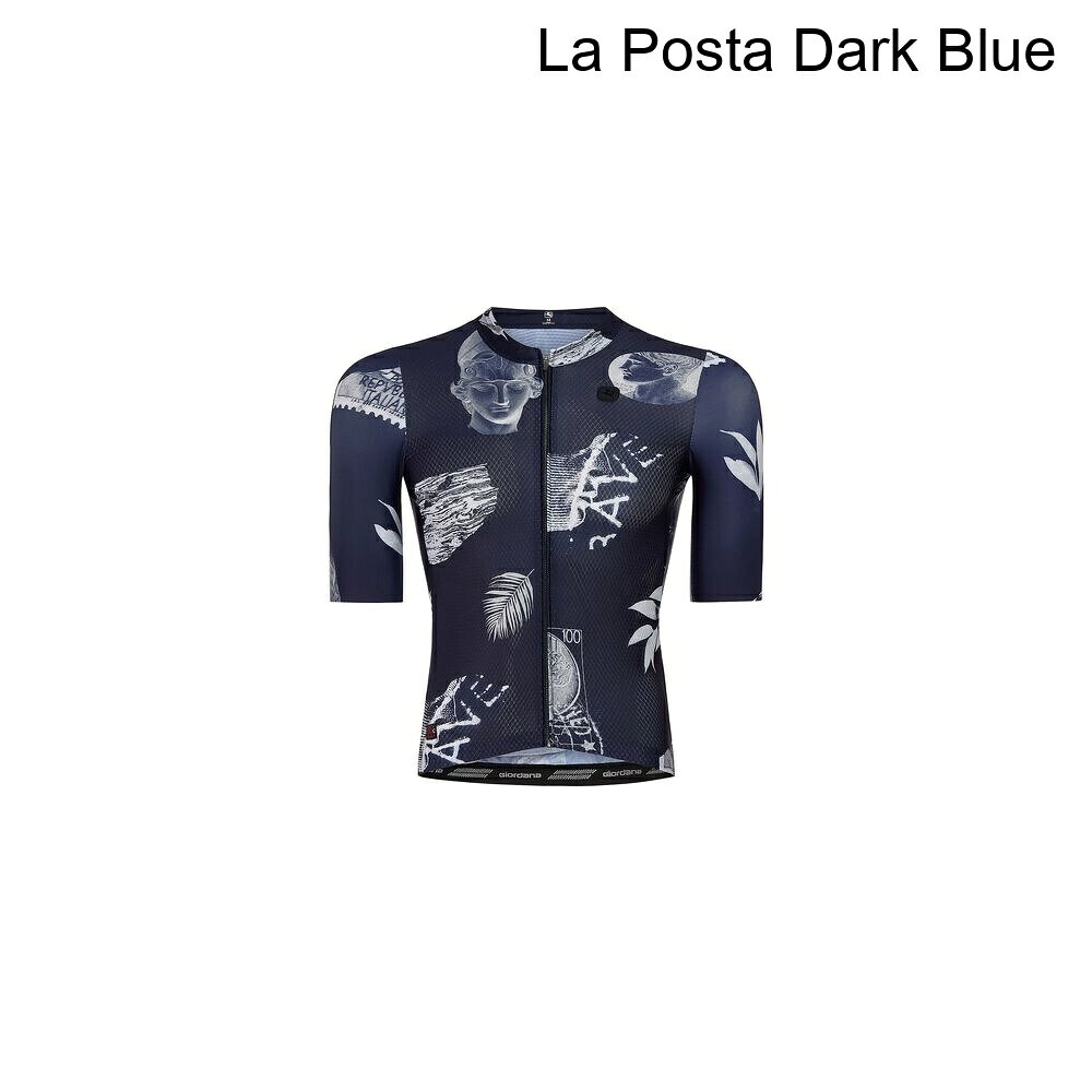 (取寄) ジョルダーナ メンズ FR-C プロ ショートスリーブ ジャージ - メンズ Giordana men FR-C Pro Short-Sleeve Jersey - Men's La Posta Dark Blue