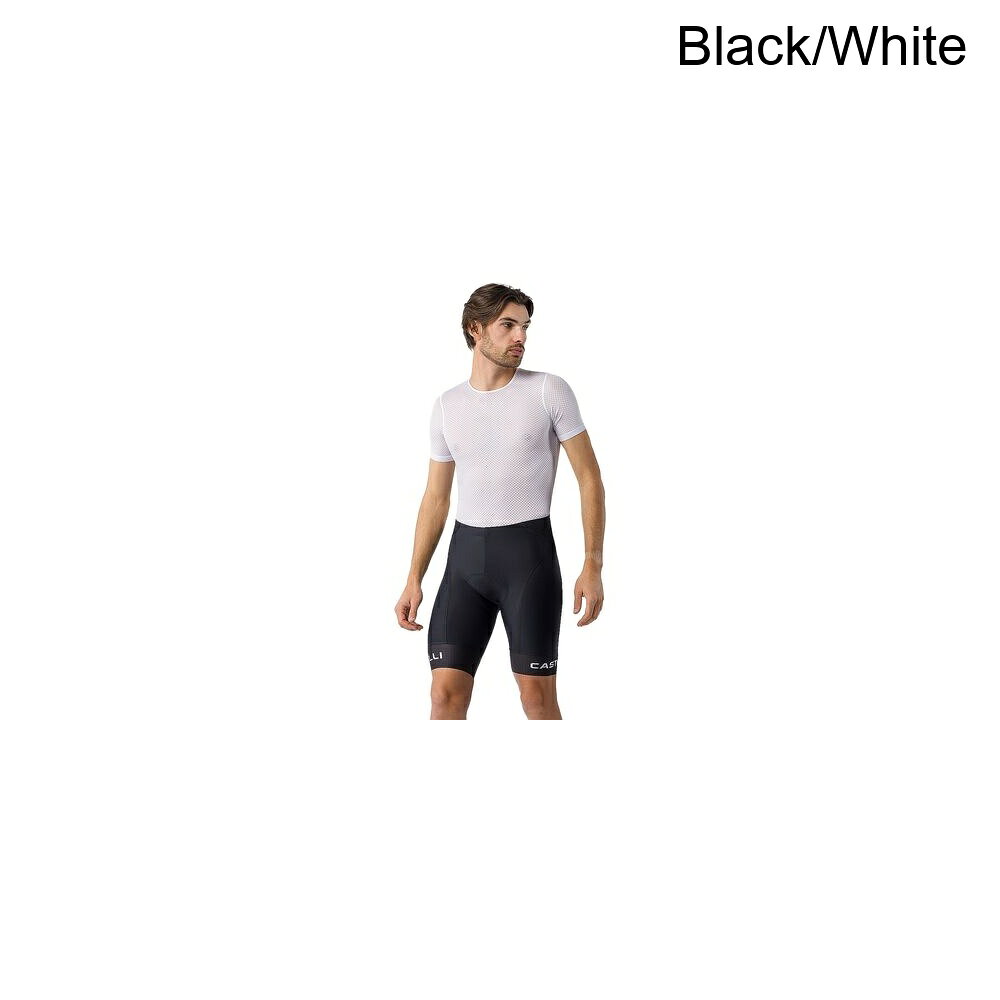 (取寄) カステリ メンズ コンペティツィオーネ 2 リミテッド エディション ショート - メンズ Castelli men Competizione 2 Limited Edition Short - Men's Black/White