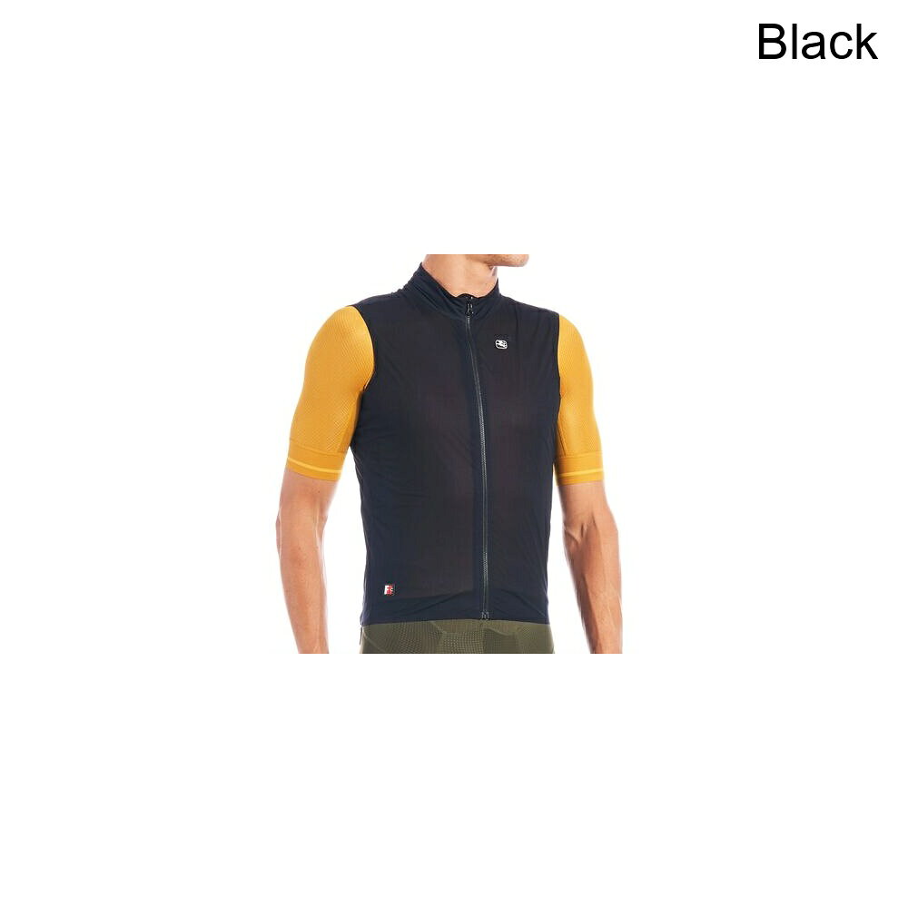 (取寄) ジョルダーナ メンズ FR-C プロ ウィンド ベスト - メンズ Giordana men FR-C Pro Wind Vest - Men's Black