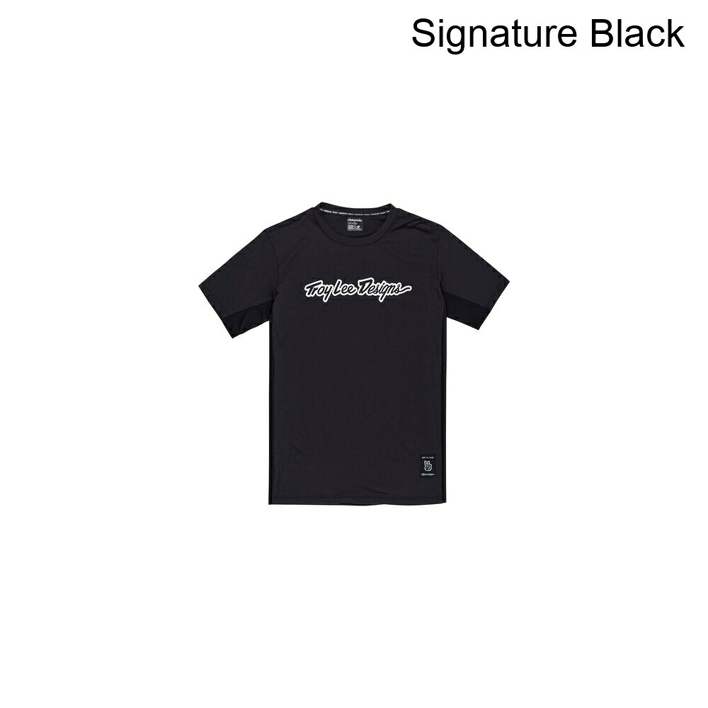 (取寄) トロイリーデザインズ メンズ スカイライン ショートスリーブ ライド T-シャツ - メンズ Troy Lee Designs men Skyline Short-Sleeve Ride T-Shirt - Men's Signature Black