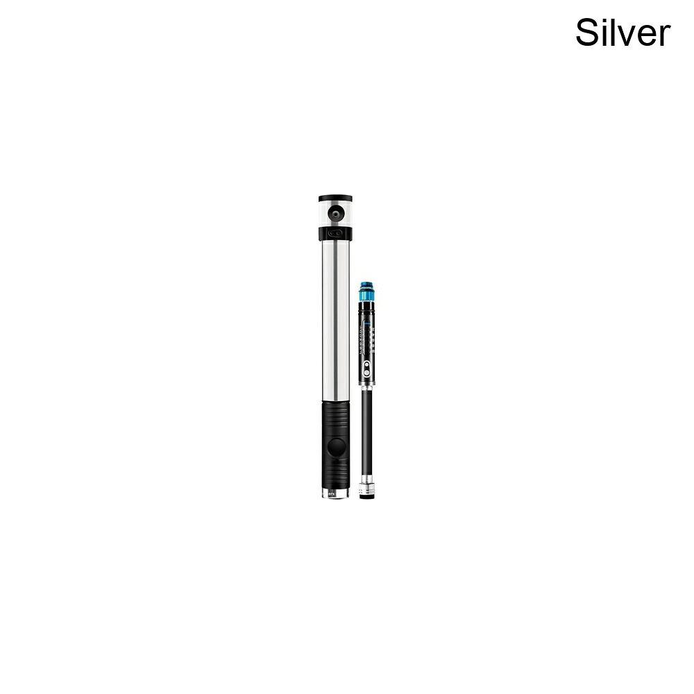 (取寄) クランクブラザース クリック ハンド ポンプ + ゲージ - Hv Crank Brothers Klic Hand Pump + Gauge - HV Silver
