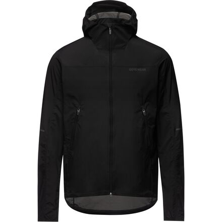 (取寄) ゴアウェア メンズ ファーンフロー フーデット ウィンドブレーカー - メンズ GOREWEAR men Fernflow Hooded Windbreaker - Men's Black
