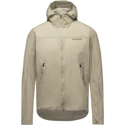 (取寄) ゴアウェア メンズ ファーンフロー フーデット ウィンドブレーカー - メンズ GOREWEAR men Fernflow Hooded Windbreaker - Men's Tech Beige