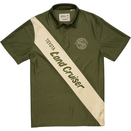 (取寄) ハウラーブラザーズ メンズ X ランド クルーザー テック ポロ - メンズ Howler Brothers men x Land Cruiser Tech Polo - Men's Rustic Green