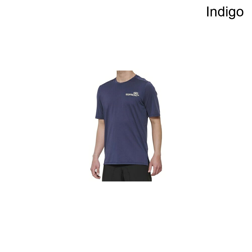 (取寄) 100% メンズ エアマチック ショートスリーブ ジャージ - メンズ 100% men Airmatic Short-Sleeve Jersey - Men's Indigo