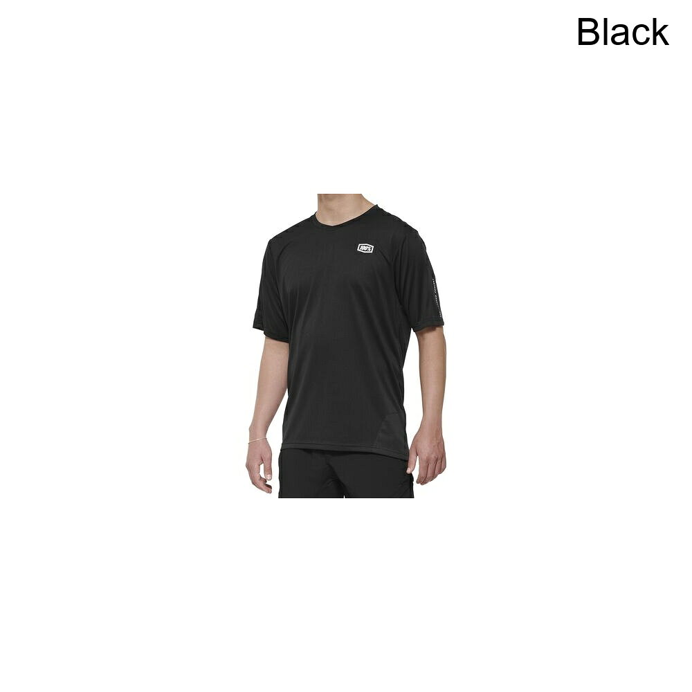 (取寄) 100% メンズ ライドキャンプ ショートスリーブ ジャージ - メンズ 100% men Ridecamp Short-Sleeve Jersey - Men's Black