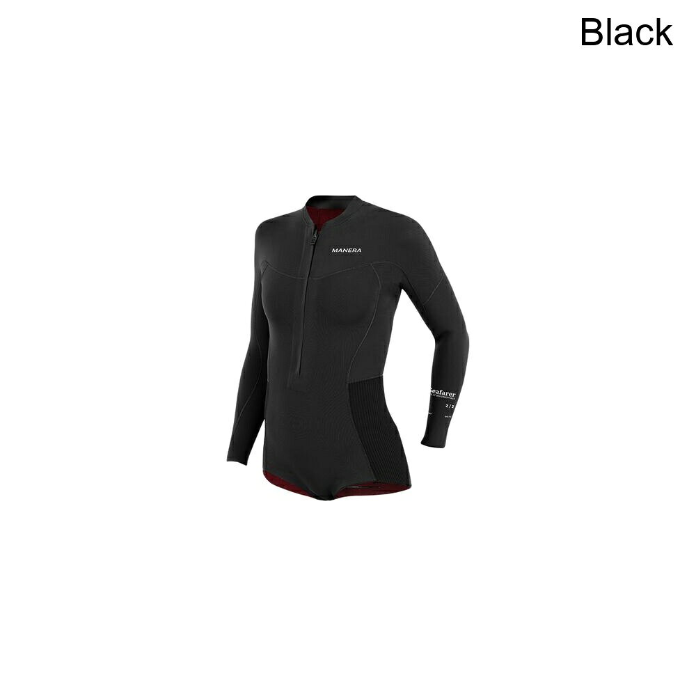 (取寄) マネラ レディース バイキースーツ 2mm スプリング ウェットスーツ - ウィメンズ Manera women Bikisuit 2mm Spring Wetsuit - Women's Black