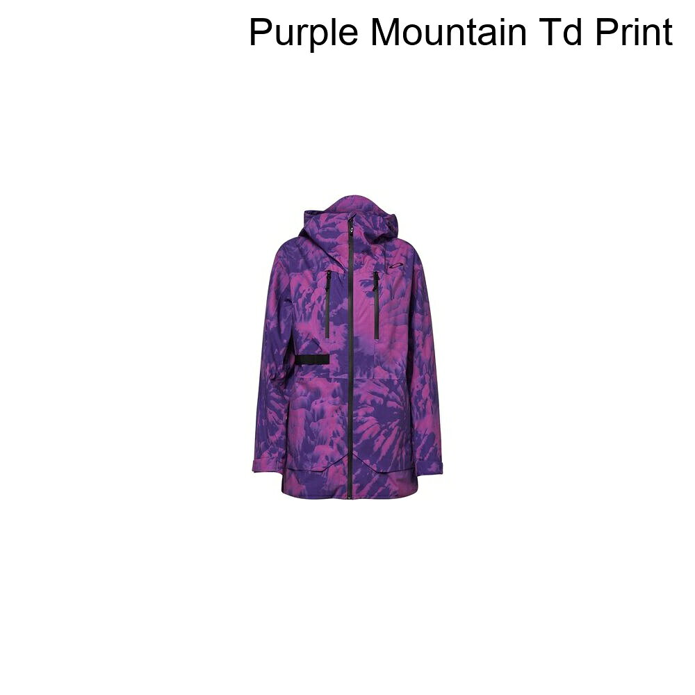 (取寄) オークリー レディース ユノ シェル ジャケット - 2023 - ウィメンズ Oakley women Juno Shell Jacket - 2023 - Women's Purple Mountain Td Print