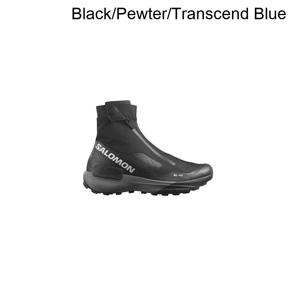 (取寄) サロモン S/ラボ ジェネシス スパイン トレイル ランニング シューズ Salomon S/Lab Genesis Spine Trail Running Shoe Black/Pewter/Transcend Blue