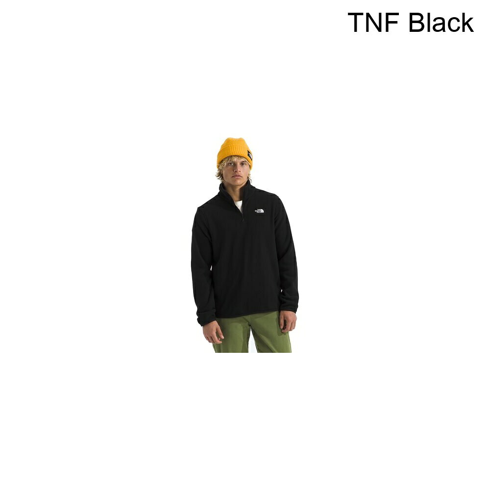 (取寄) ノースフェイス メンズ グレイシャー フリース 1/4-ジップ ジャケット - メンズ The North Face men Glacier Fleece 1/4-Zip Jacket - Men's TNF Black