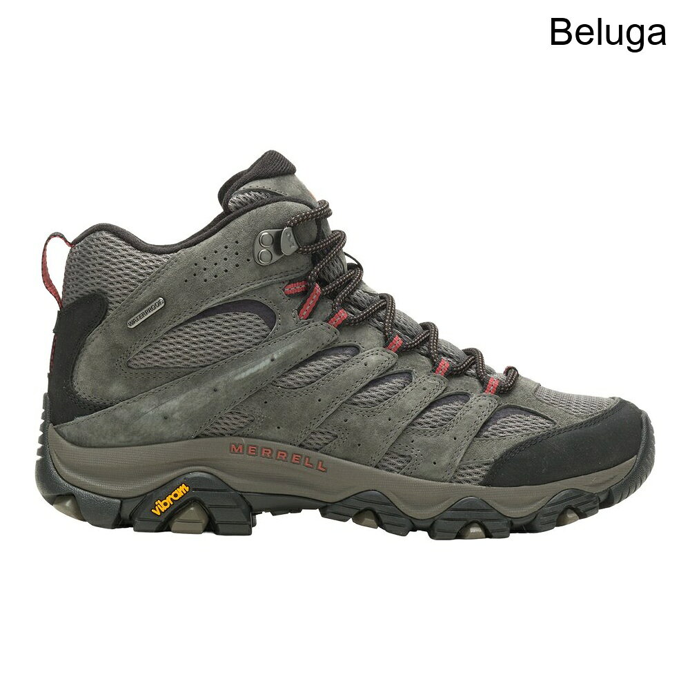 (取寄) メレル メンズ モアブ 3 ミッド ウォータープルーフ ハイキング ブーツ - メンズ Merrell men Moab 3 Mid Waterproof Hiking Boot - Men's Beluga