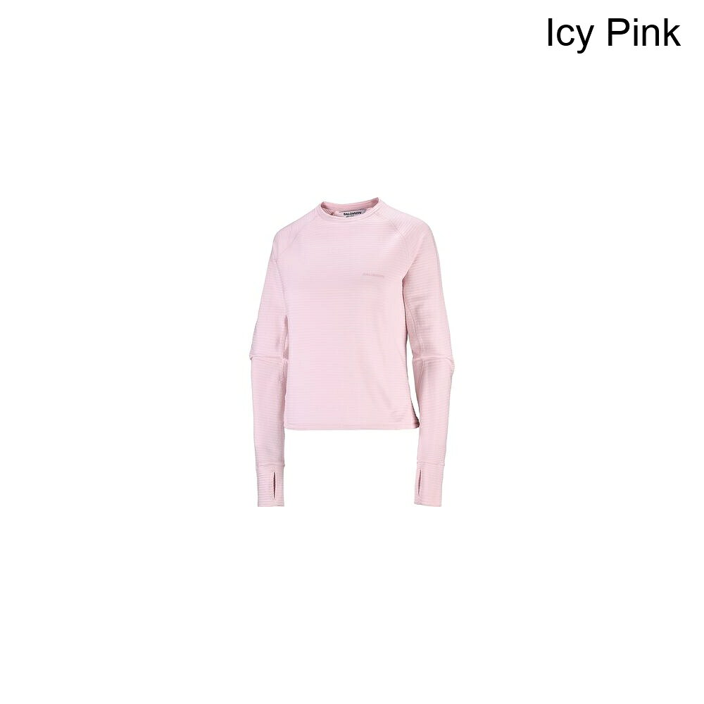 (取寄) サロモン レディース エッセンシャル ライトウォーム クルー - ウィメンズ Salomon women Essential Lightwarm Crew - Women's Icy Pink