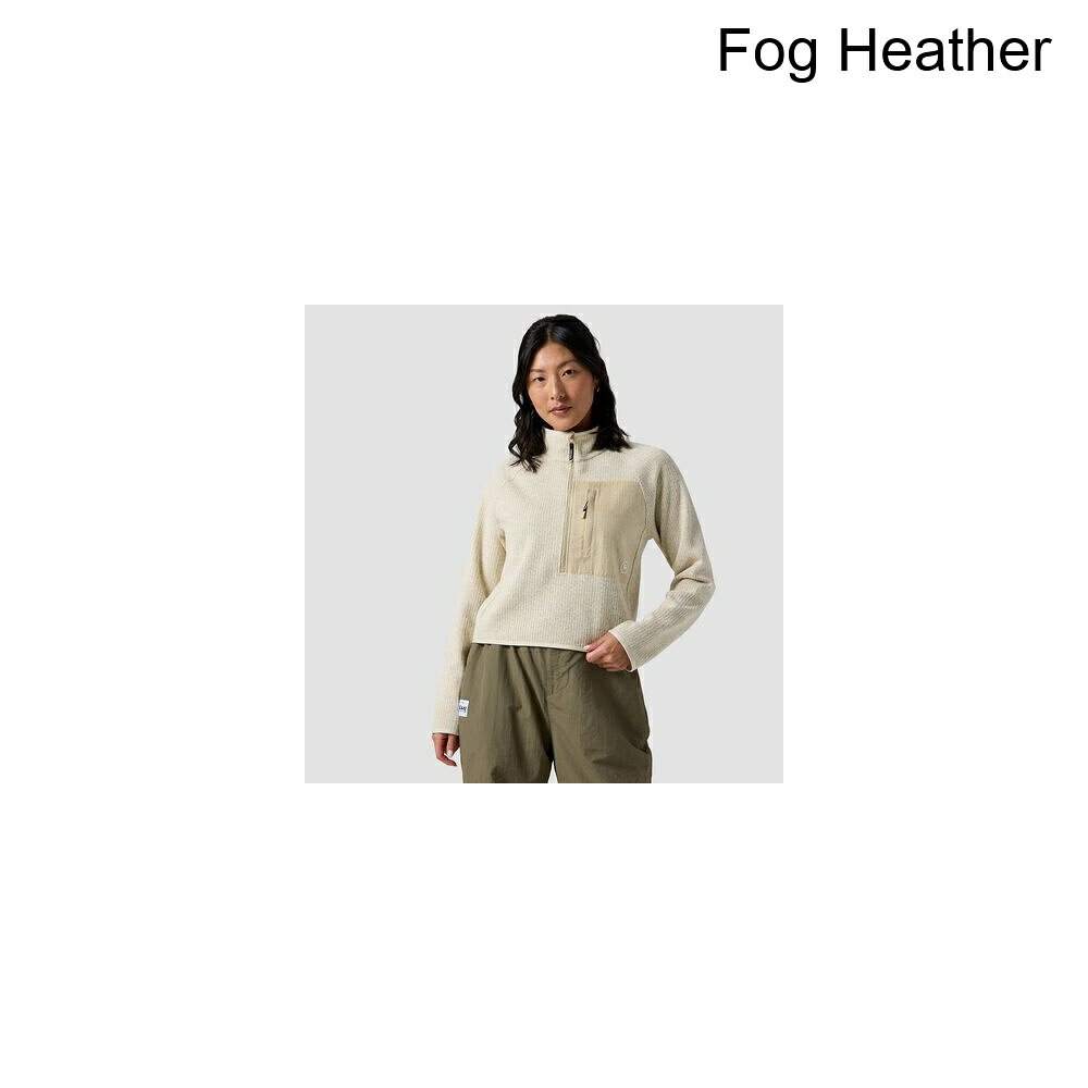 (取寄) バックカントリー レディース ワンダー セーター フリース 1/2-ジップ - ウィメンズ Backcountry women Wander Sweater Fleece 1/2-Zip - Women's Fog Heather
