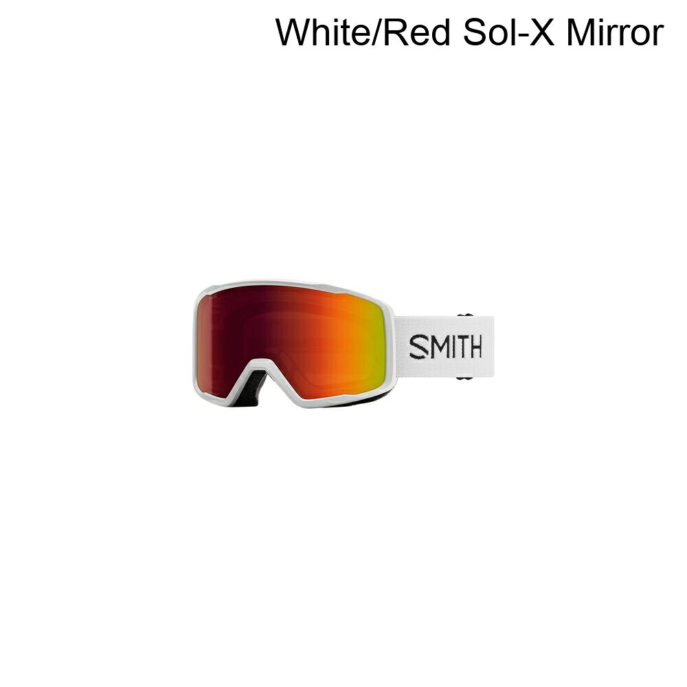 (取寄) スミス トリビュート ゴーグルズ Smith Tribute Goggles White/Red Sol-X Mirror