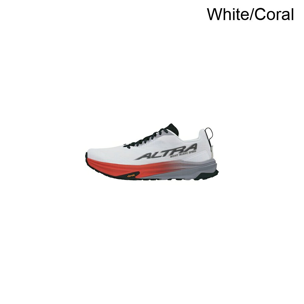 (取寄) アルトラ レディース モン ブランク スピード トレイル ランニング シューズ - ウィメンズ Altra women Mont Blanc Speed Trail Running Shoe - Women's White/Coral