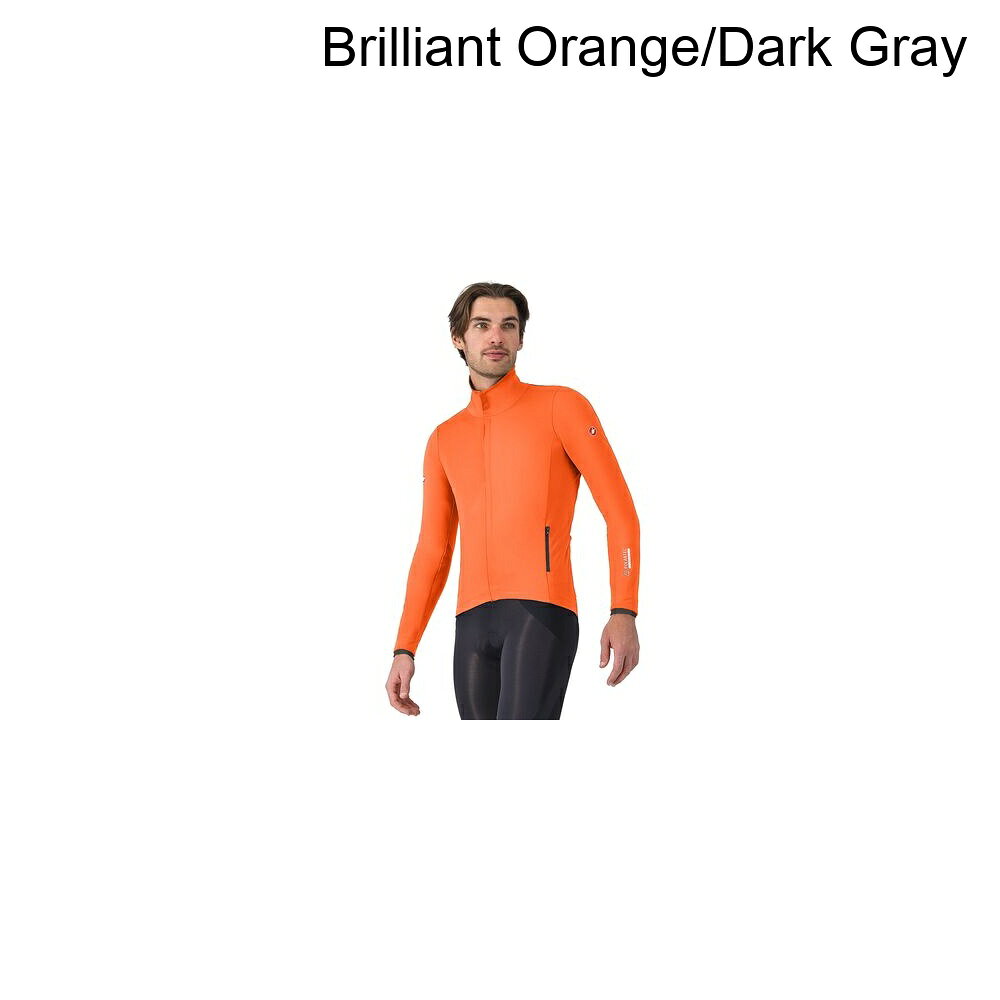 (取寄) カステリ メンズ アルファ 150 ジャケット - メンズ Castelli men Alpha 150 Jacket - Men's Brilliant Orange/Dark Gray