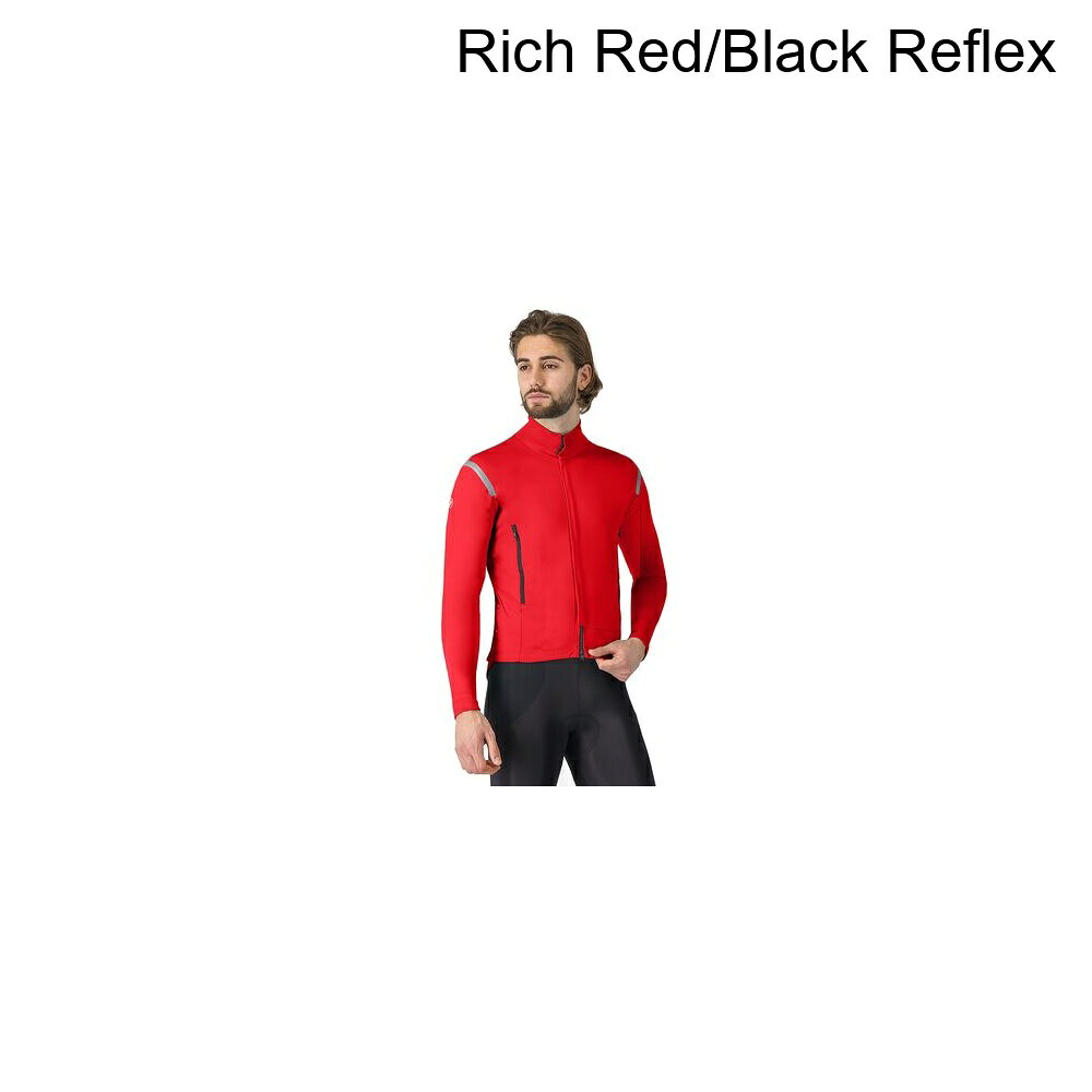 (取寄) カステリ メンズ ペルフェット ロース 3 ジャケット - メンズ Castelli men Perfetto RoS 3 Jacket - Men's Rich Red/Black Reflex