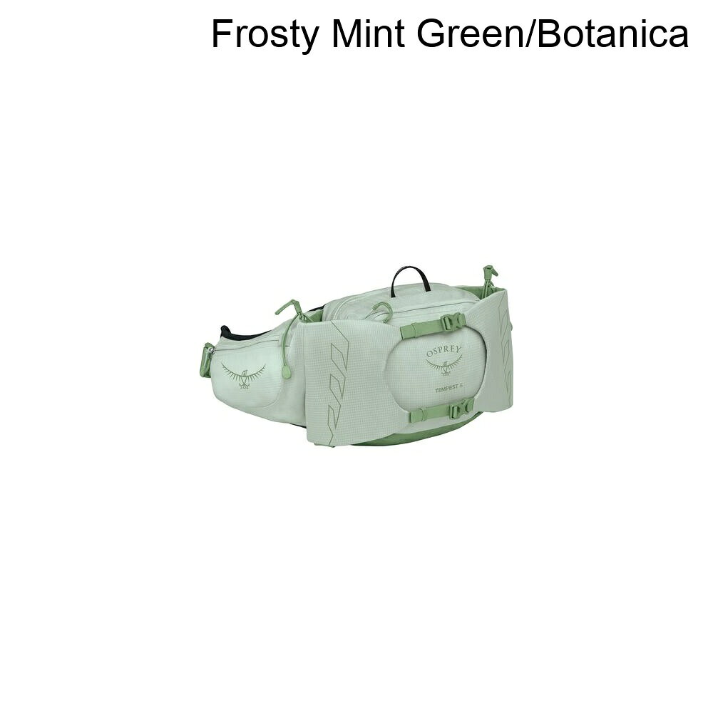 (取寄) オスプレーパック レディース テンペスト 6L ランバー パック - ウィメンズ Osprey Packs women Tempest 6L Lumbar Pack - Women's Frosty Mint Green/Botanica
