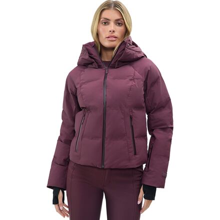 (取寄) ハーフデイズ レディース ジョージー シームレス パファー ジャケット - ウィメンズ Halfdays women Georgie Seamless Puffer Jacket - Women's Glazed Cherry