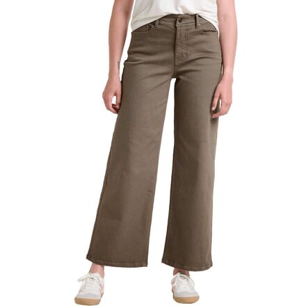 乐天商城 - (取寄) トードアンドコー レディース バルサム ワイド レッグ パンツ - ウィメンズ Toad&Co women Balsam Wide Leg Pant - Women's Fir
