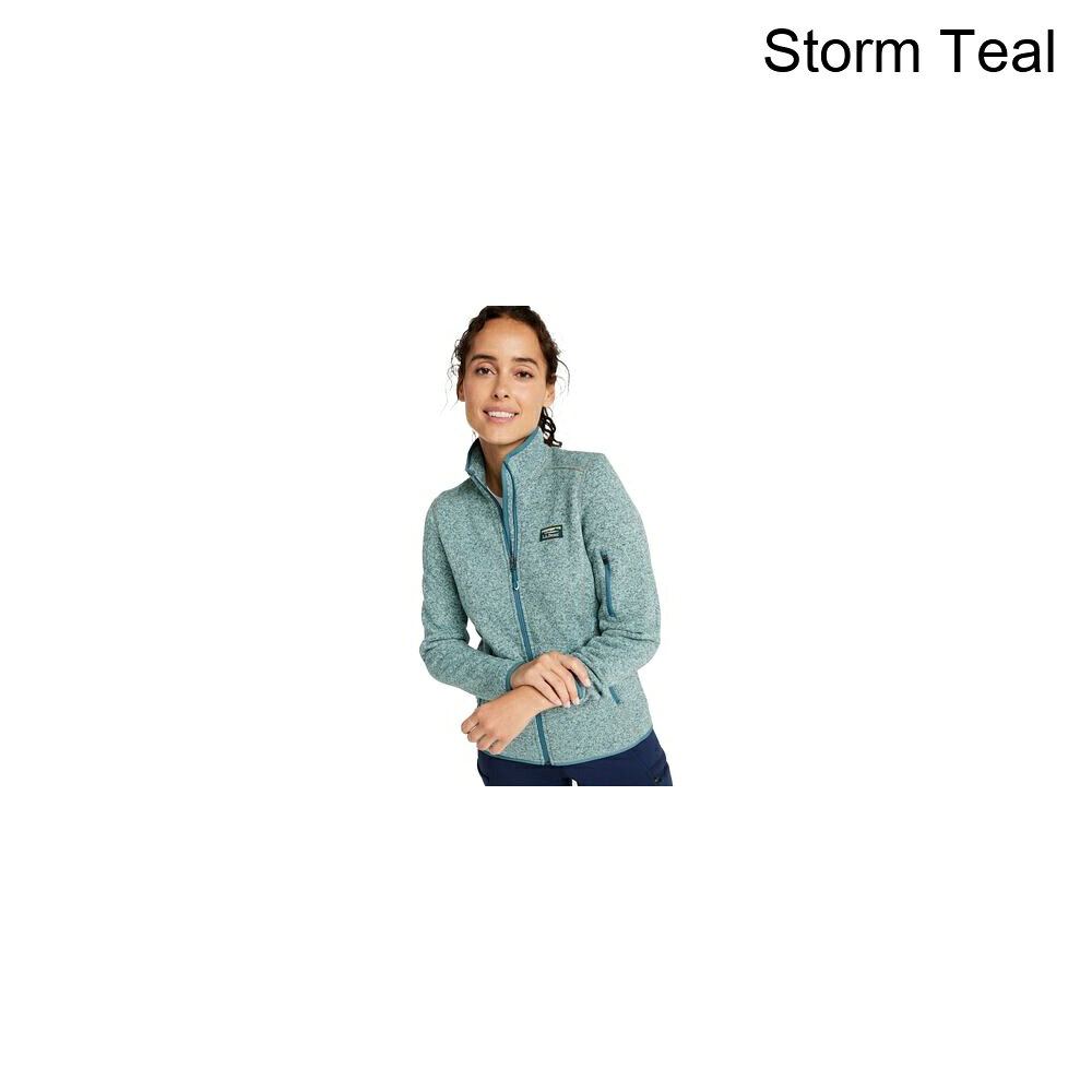 (取寄) エルエルビーン レディース ビーンズ セーター フリース フル-ジップ ジャケット - ウィメンズ L.L.Bean women Bean's Sweater Fleece Full-Zip Jacket - Women's Storm Teal
