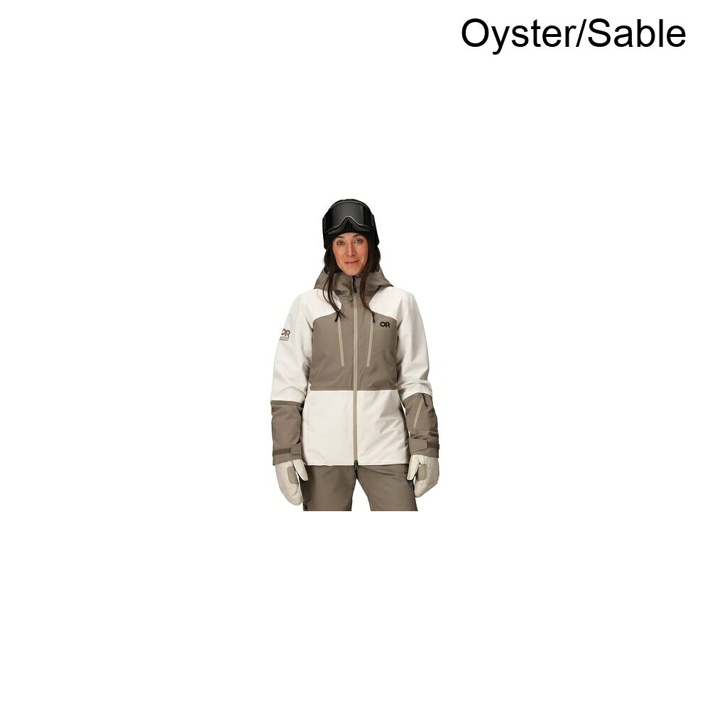 (取寄) アウトドア リサーチ レディース ジャケット - ウィメンズ Outdoor Research women Powderverse Jacket - Women's Oyster/Sable