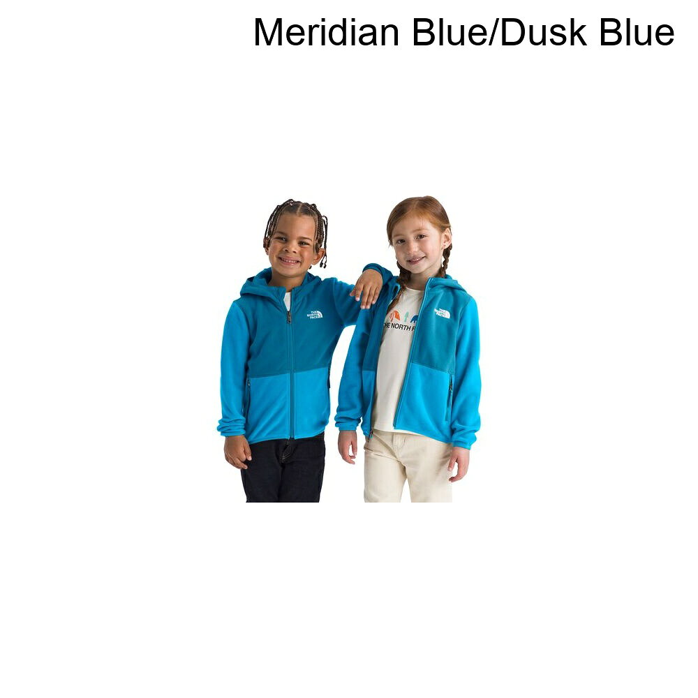 (取寄) ノースフェイス トドラー グレイシャー フル-ジップ ブーディ - トッドラー The North Face toddler Glacier Full-Zip Hoodie - Toddlers' Meridian Blue/Dusk Blue