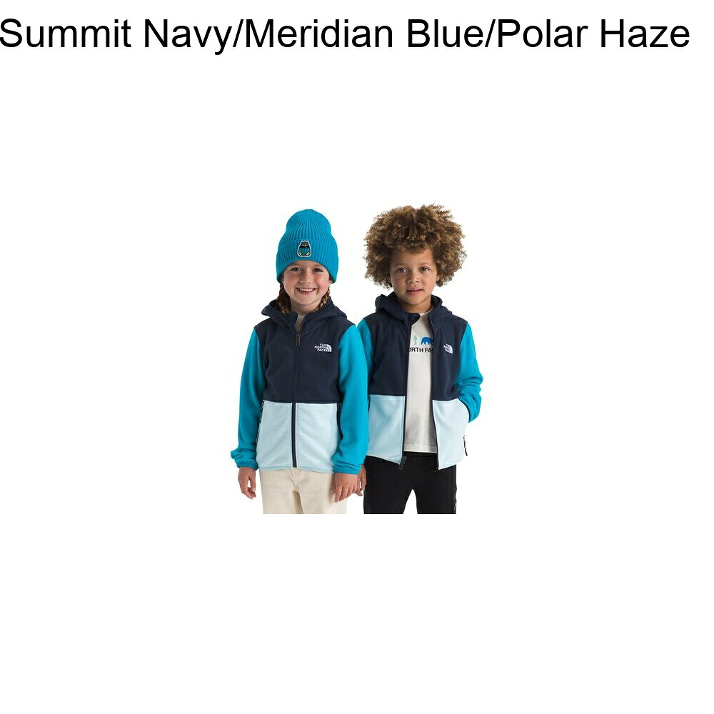 (取寄) ノースフェイス トドラー グレイシャー フル-ジップ ブーディ - トッドラー The North Face toddler Glacier Full-Zip Hoodie - Toddlers' Summit Navy/Meridian Blue/Polar Haze