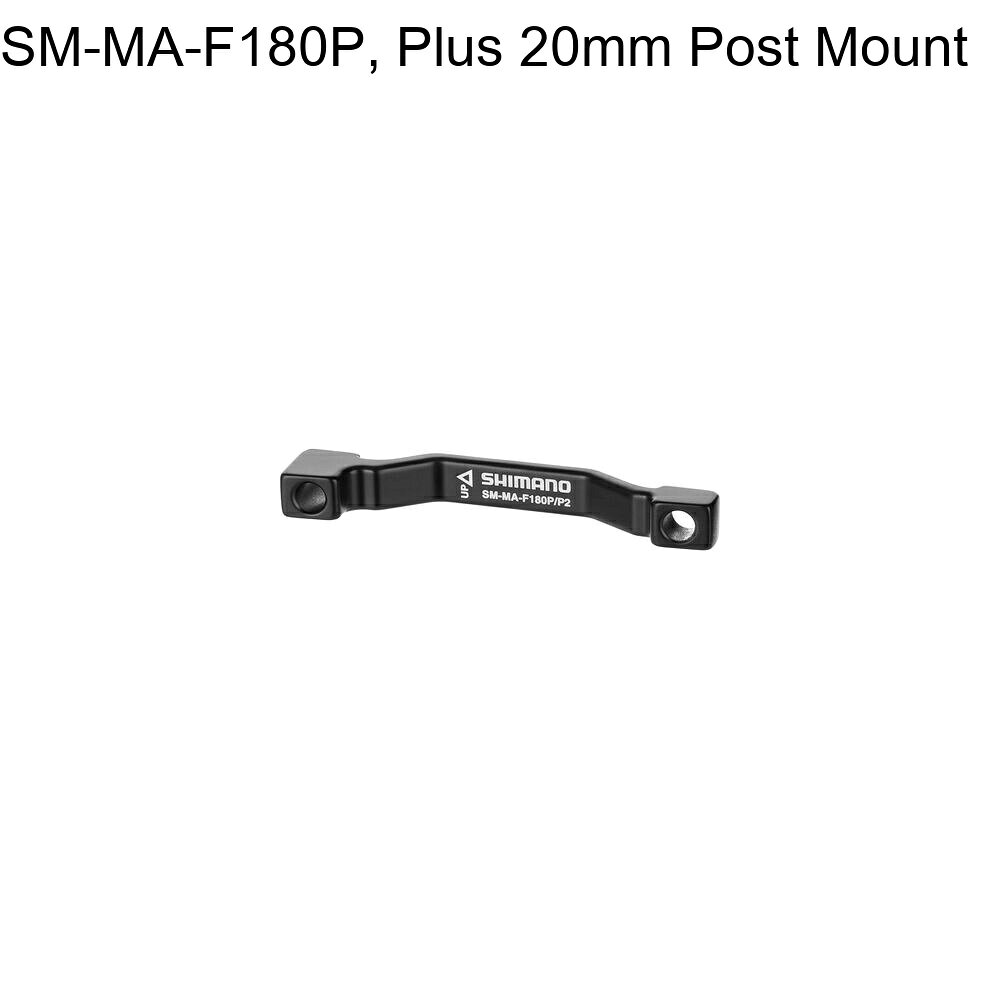 (取寄) シマノ ディスク ブレーキ アダプタ Shimano Disc Brake Adapters SM-MA-F180P, Plus 20mm Post Mount