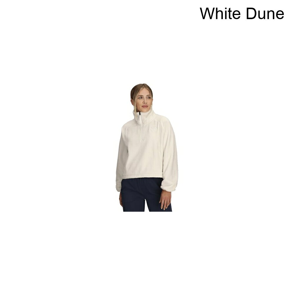 (取寄) ノースフェイス レディース オシト ラックス 1/4-ジップ ジャケット - ウィメンズ The North Face women Osito Lux 1/4-Zip Jacket - Women's White Dune