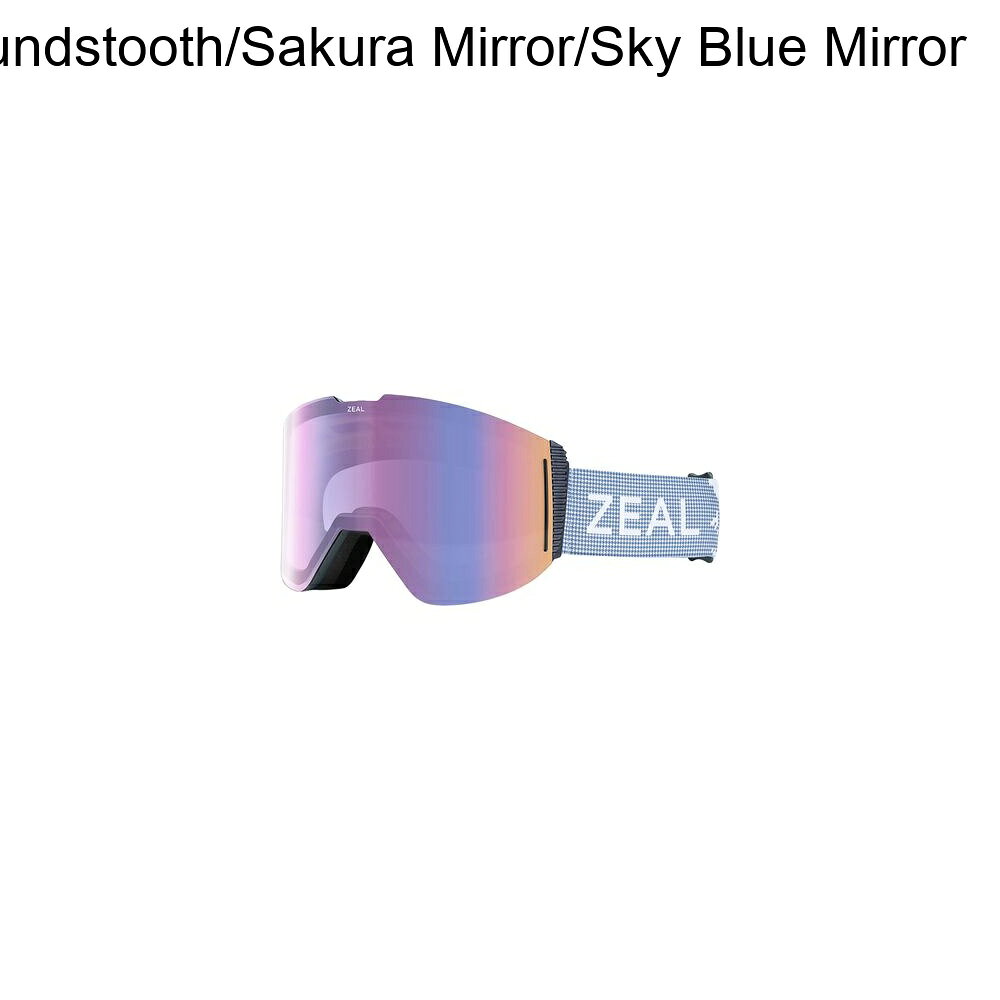 (取寄) ジール ルックアウト ゴーグルズ Zeal Lookout Goggles Houndstooth/Sakura Mirror/Sky Blue Mirror