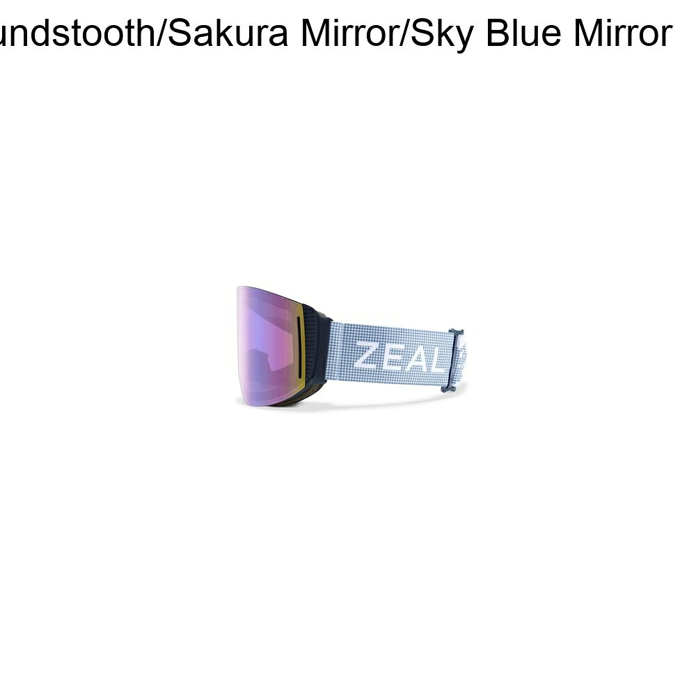 ジェットラグ楽天市場店の(取寄) ジール ルックアウト ゴーグルズ Zeal Lookout Goggles Houndstooth/Sakura Mirror/Sky Blue Mirror｜アングル2