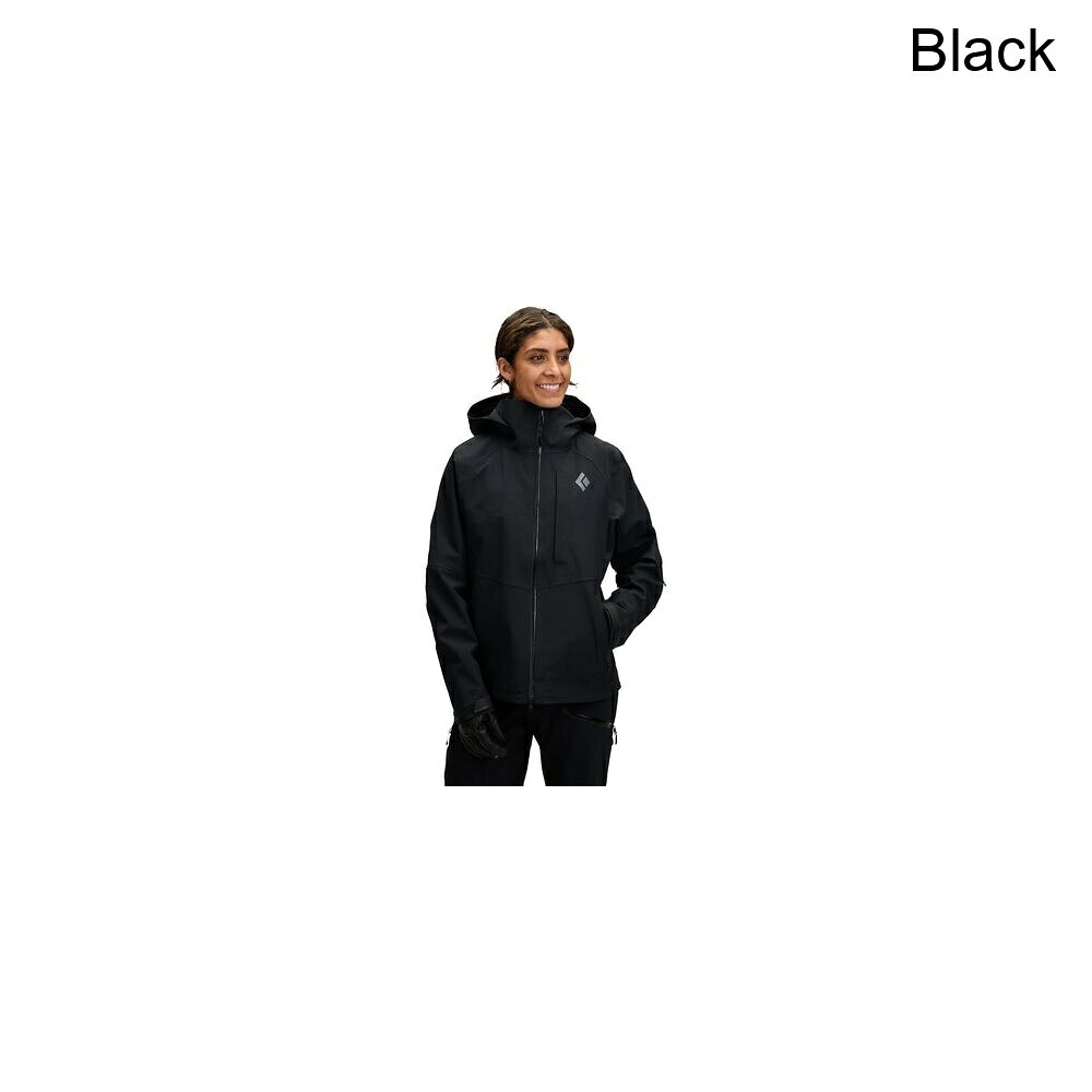 (取寄) ブラックダイヤモンド レディース リーコン ストレッチ スキー シェル - ウィメンズ Black Diamond women Recon Stretch Ski Shell - Women's Black