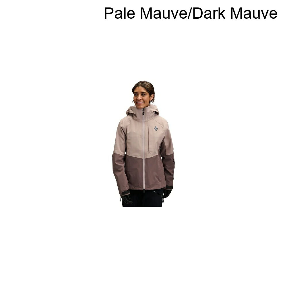 (取寄) ブラックダイヤモンド レディース リーコン ストレッチ スキー シェル - ウィメンズ Black Diamond women Recon Stretch Ski Shell - Women's Pale Mauve/Dark Mauve