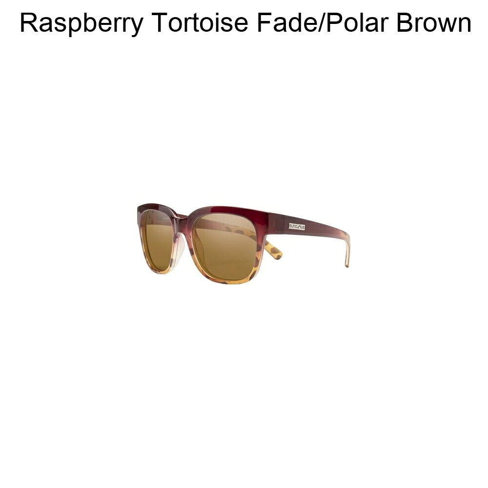 (取寄) サンクラウド ポラライズド オプティクス アフェクト ポーラライズド サングラス Suncloud Polarized Optics Affect Polarized Sunglasses Raspberry Tortoise Fade/Polar Brown