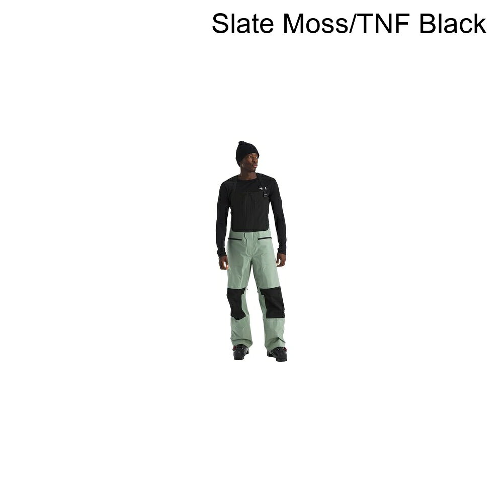 (取寄) ノースフェイス メンズ サミット ヴェルビエ Gtx ビブ パンツ - メンズ The North Face men Summit Verbier GTX Bib Pant - Men's Slate Moss/TNF Black