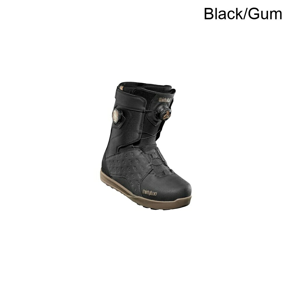 (取寄) サーティーツー メンズ ラッシュド ダブル ボア スノーボード ブーツ - - メンズ ThirtyTwo men Lashed Double Boa Snowboard Boot - 2026 - Men's Black/Gum
