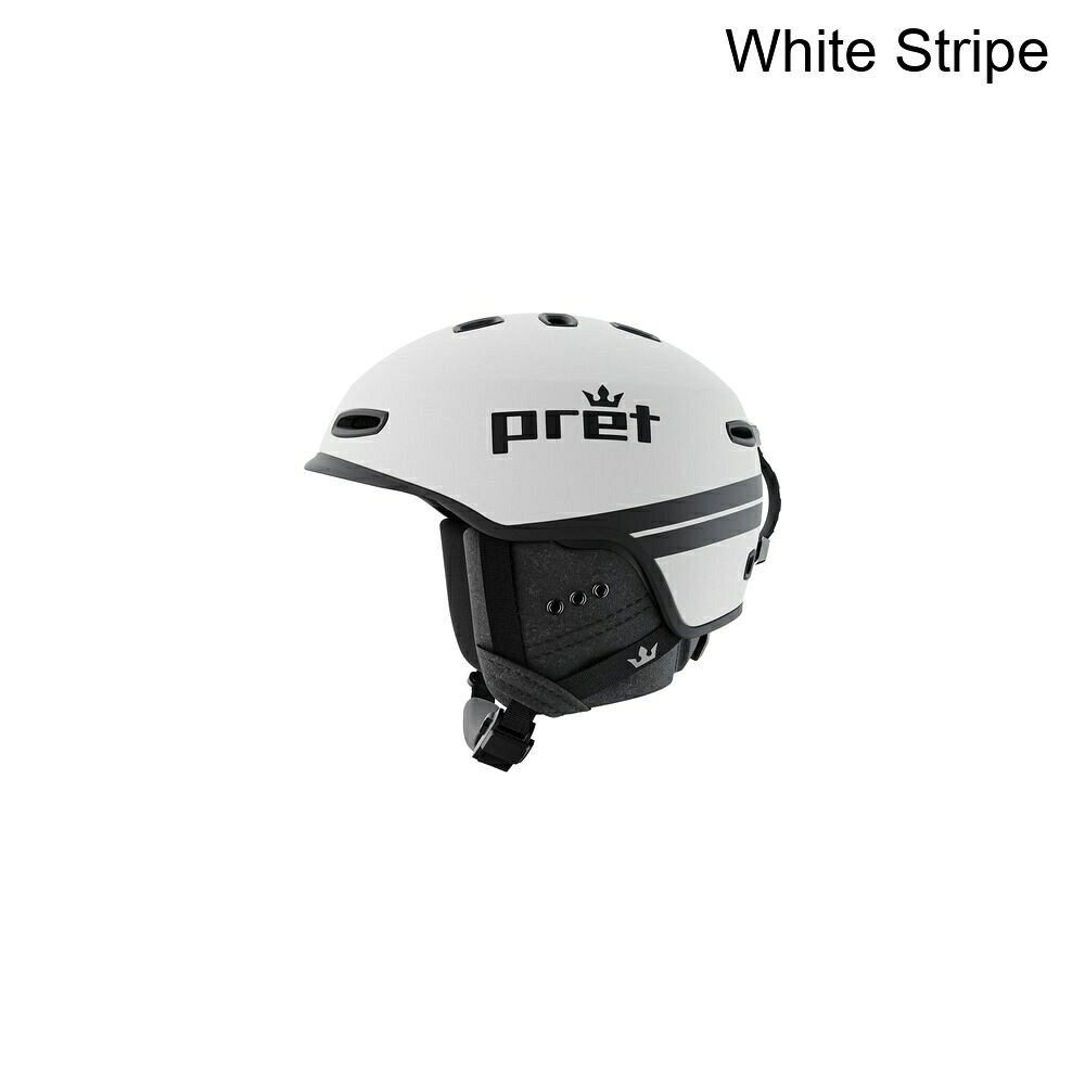 (取寄) プレットヘルメット シニック ヘルメット Pret Helmets Cynic Helmet White Stripe