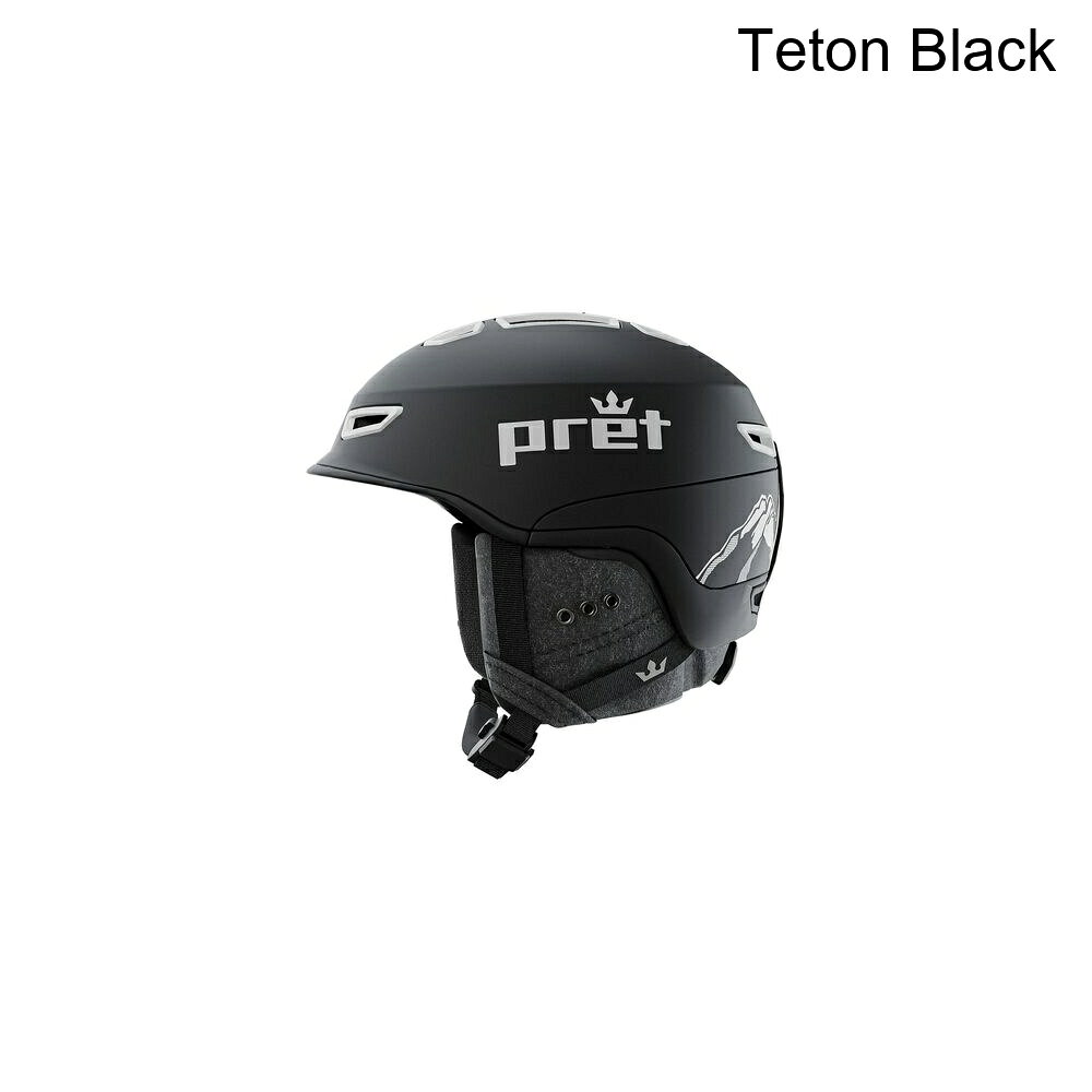 (取寄) プレットヘルメット フューリー ヘルメット Pret Helmets Fury Helmet Teton Black
